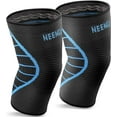 thumbnail image 1 of NEENCA 2 Pack Knee Braces for Knee Pain, Knee Compression Sleeve for Men and Women,for Knee Pain Relief Joint Support-S, 1 of 6