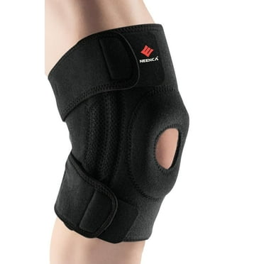 NEENCA Knee Brace with Side Stabilizers & Patella Gel Pads for Maximum Knee Pain Support and fast recovery for men and women - Large