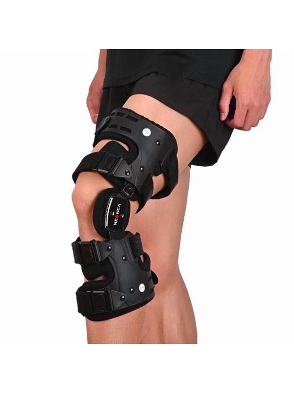 Unloader Knee Brace - Lightweight, Low Profile OA Knee Brace for Arthritis Pain and Support - Premium Knee Support for Medial and Lateral Knee Pain (Left)