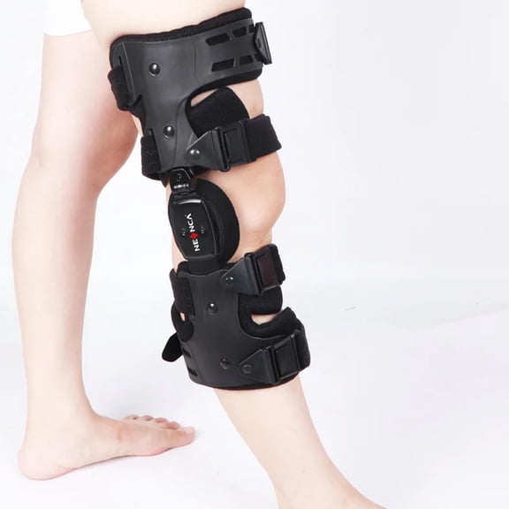 NEENCA Unloader Knee Brace - Lightweight, Low Profile OA Knee Brace for Arthritis Pain and Support - Premium Knee Support for Medial and Lateral Knee Pain (Right)