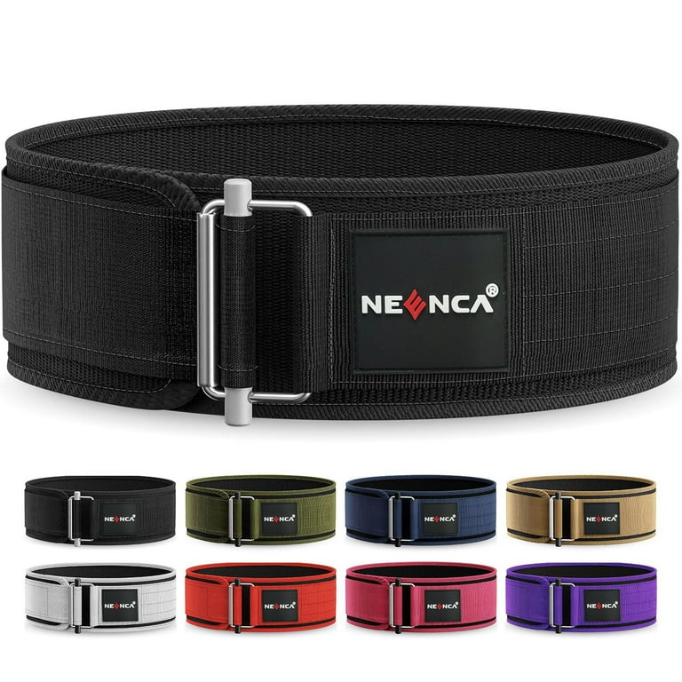 NEENCA Weight Lifting Belt for Men Women Self Locking Weightlifting Gym Belt Adjustable Back Lumbar Support for Functional Fitness Bodybuilding