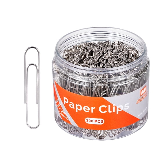 NEEWAY 300pcs Large Paper Clips, Jumbo Paper Clip, 2 Inch Paperclips
