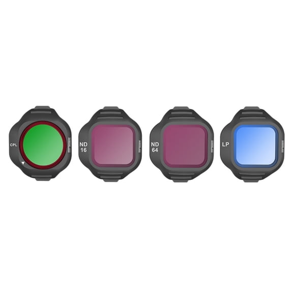 NEEWER 4-Pack ND16 ND64 CPL Light Pollution Filter Set for DJI Mini 5 Pro Drone, Multi-Coated HD Optical Glass Filters with Lightweight Frame & Storage Case
