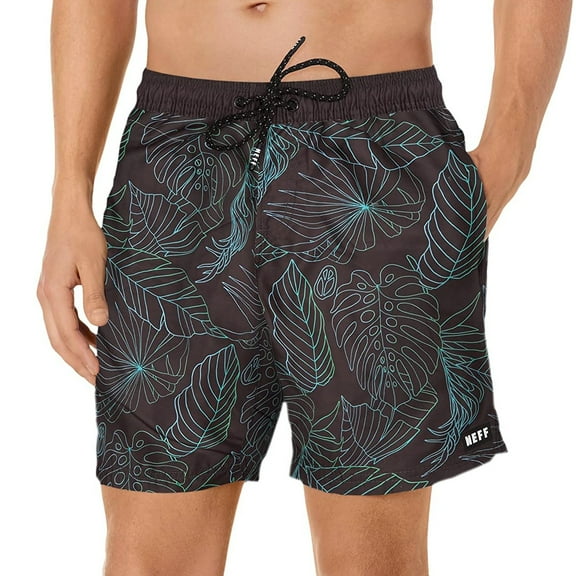 NEFF Men's Daily Tropic Hot Tub Board Shorts for Swimming