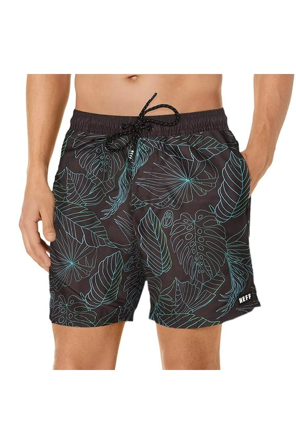 NEFF Men's Daily Tropic Hot Tub Board Shorts for Swimming