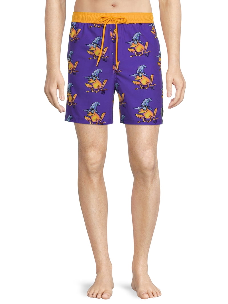 NEFF Men's Frog Magic Graphic Swim Shorts, S-XL - Walmart.com