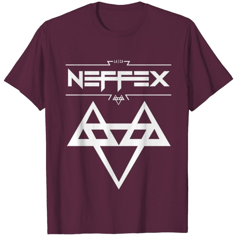 NEFFEX 2 Logo White T shirt Trending Unisex Cotton T shirt Walmart