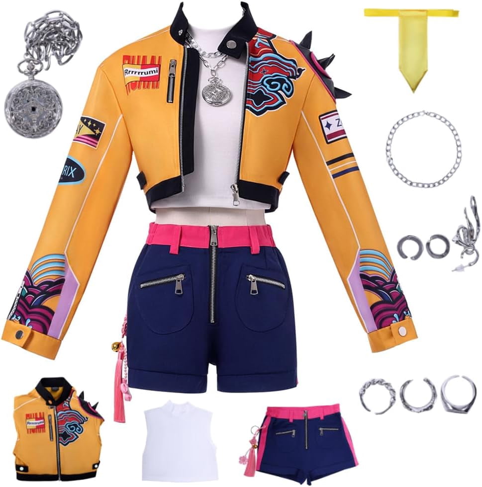 NEFIYLUXP Rumi Cosplay Clothings Rumi Hunters Cosplay Outfits Halloween ...