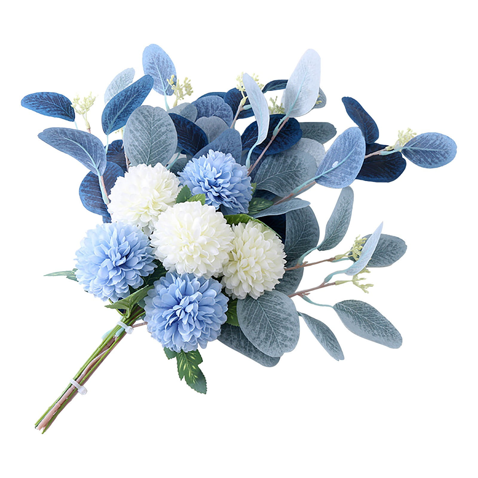 NEGJ 1PC 6 Head Chrysanthemum Artificial Flower Bouquet Home Wedding