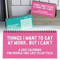 NEGJ 2025 Things I Want To Say At Work But I Can't Sarcastic Calendar