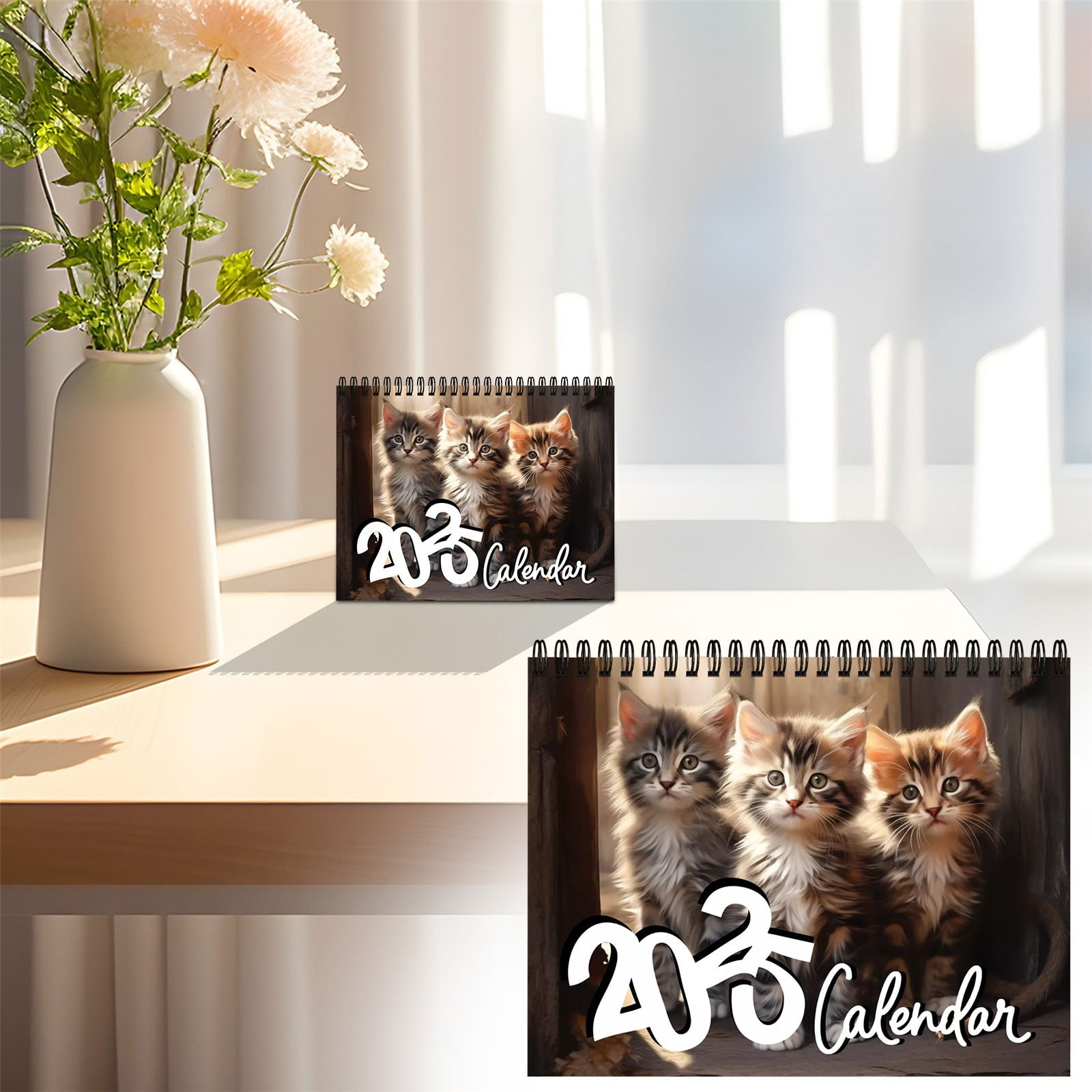 NEGJ 2025 Wall Calendar Calendar 2025 Wall Calendar Cat Full Page