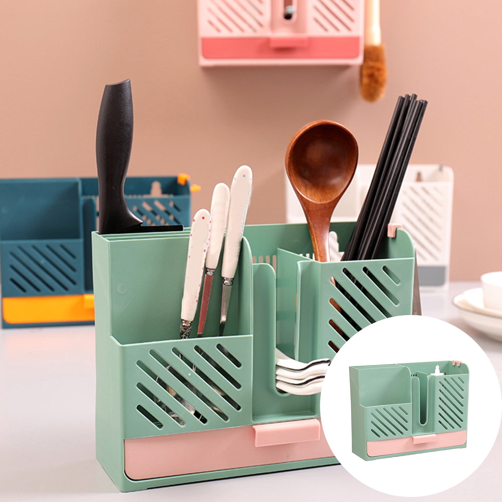 NEGJ Dishwasher Chopstick Holder For Small Utensils Chopsticks Basket ...