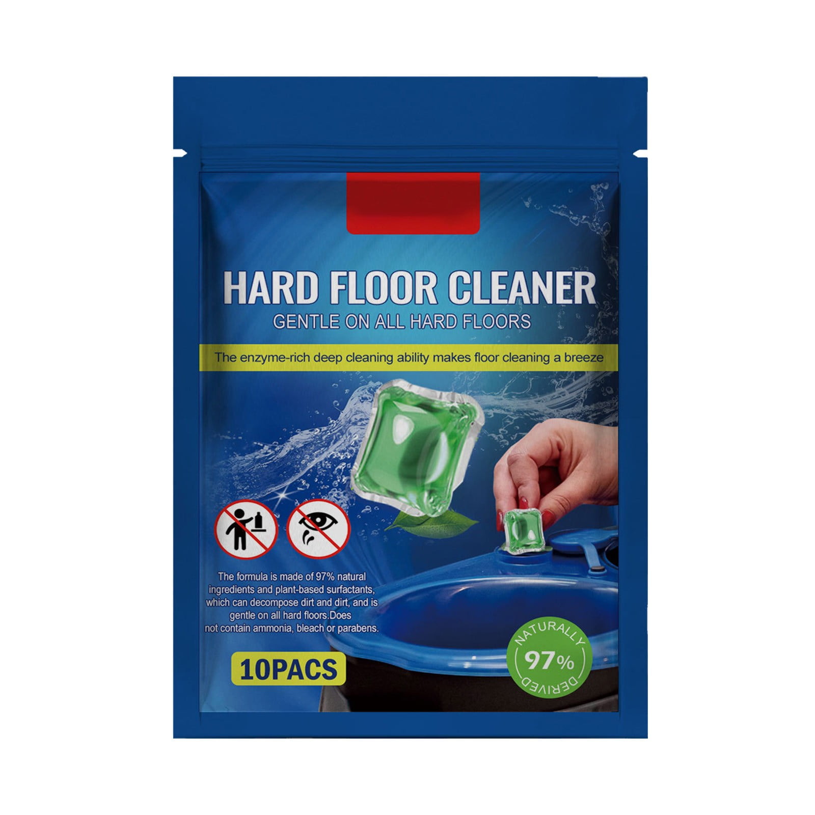 NEGJ Hard Floor Cleaning Beads A Powerful Cleaner For Stains Shine And