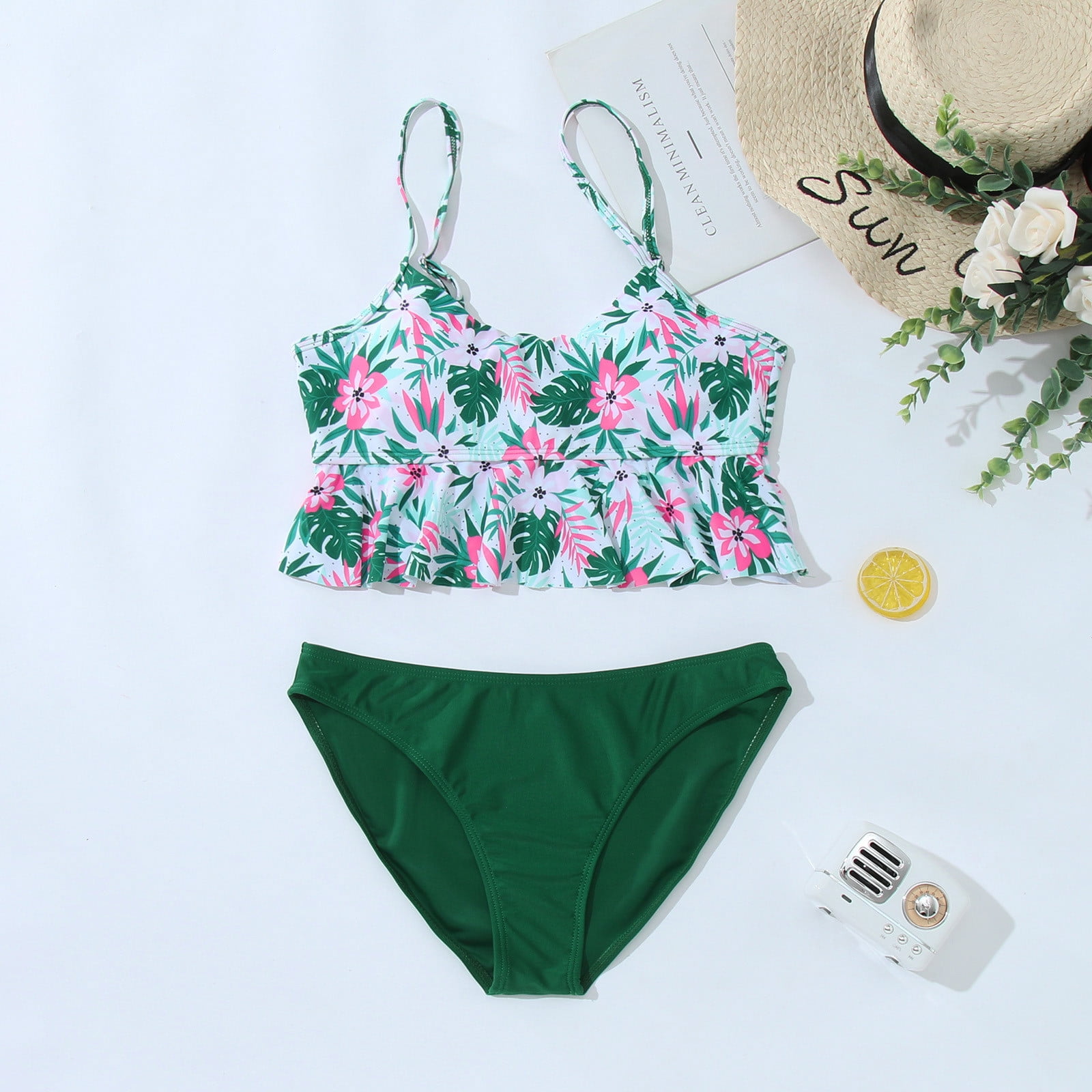 NEGJ ParentChild Bikini Mother Daughter Swimsuit Suit Ladies Split