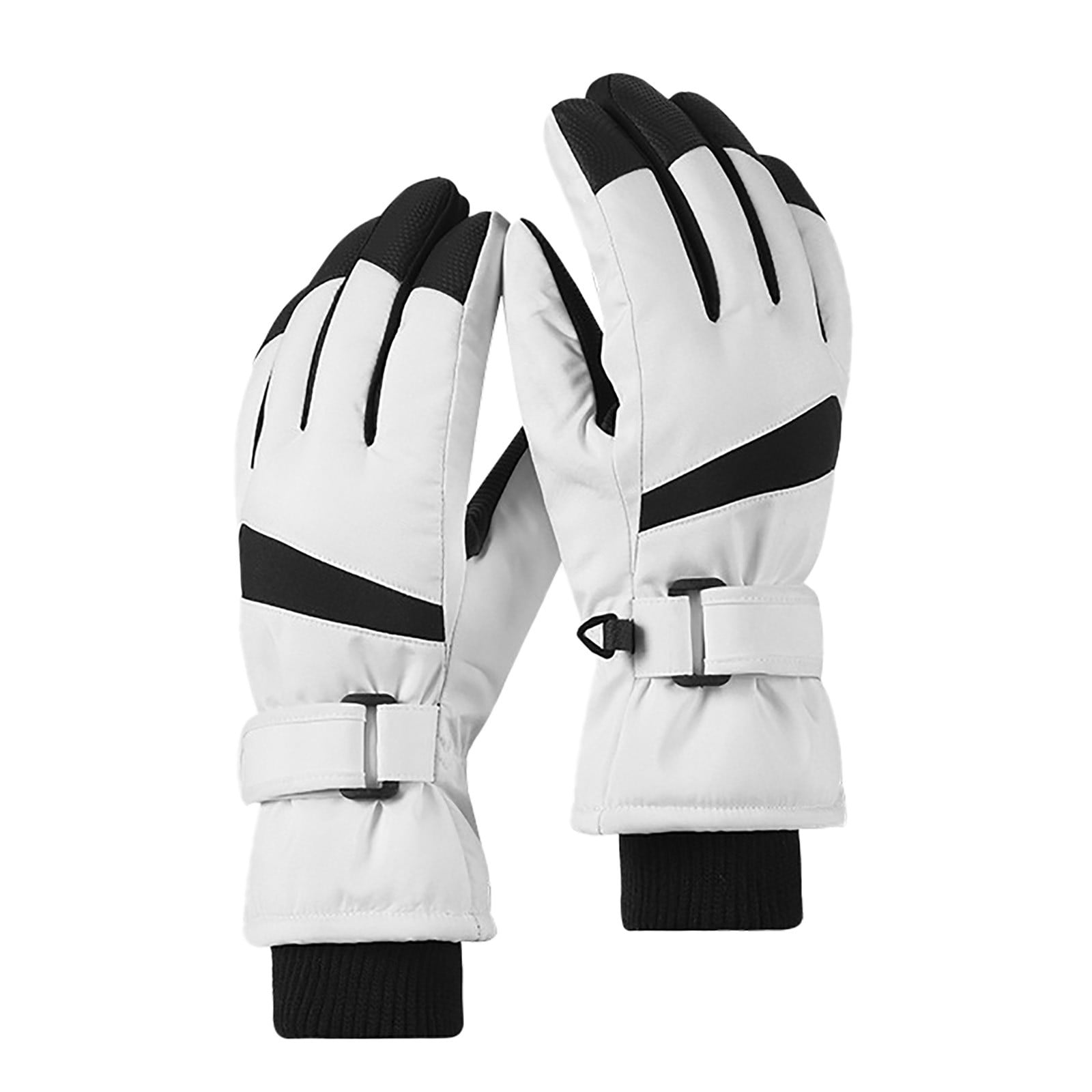 NEGJ Ski Gloves Snow Gloves For Women Waterproof Snowboard Gloves