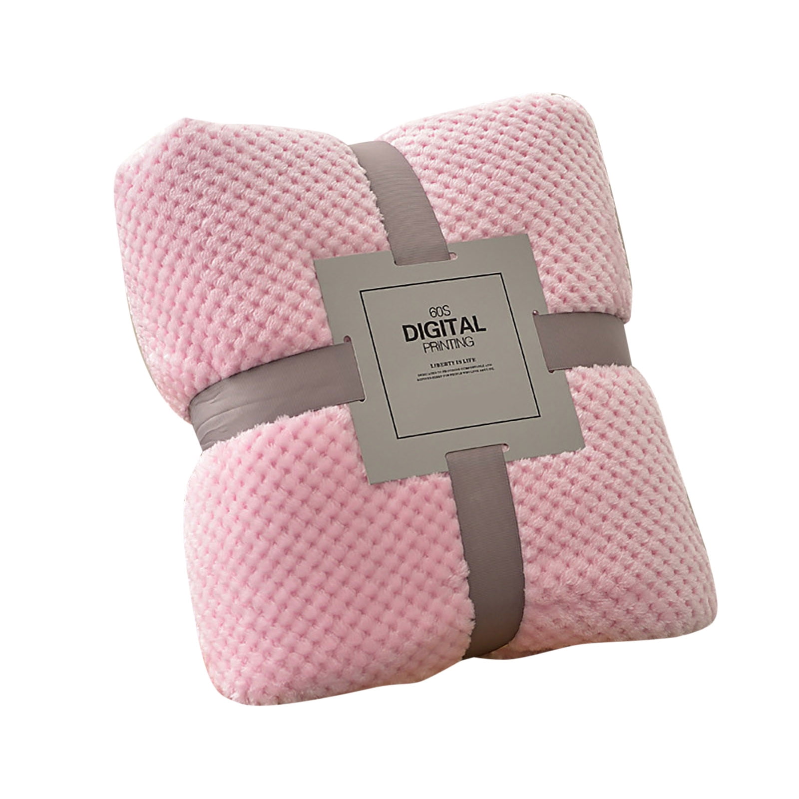 NEGJ The New Coral Blanket Flannel Solid Color Office Lunch Break