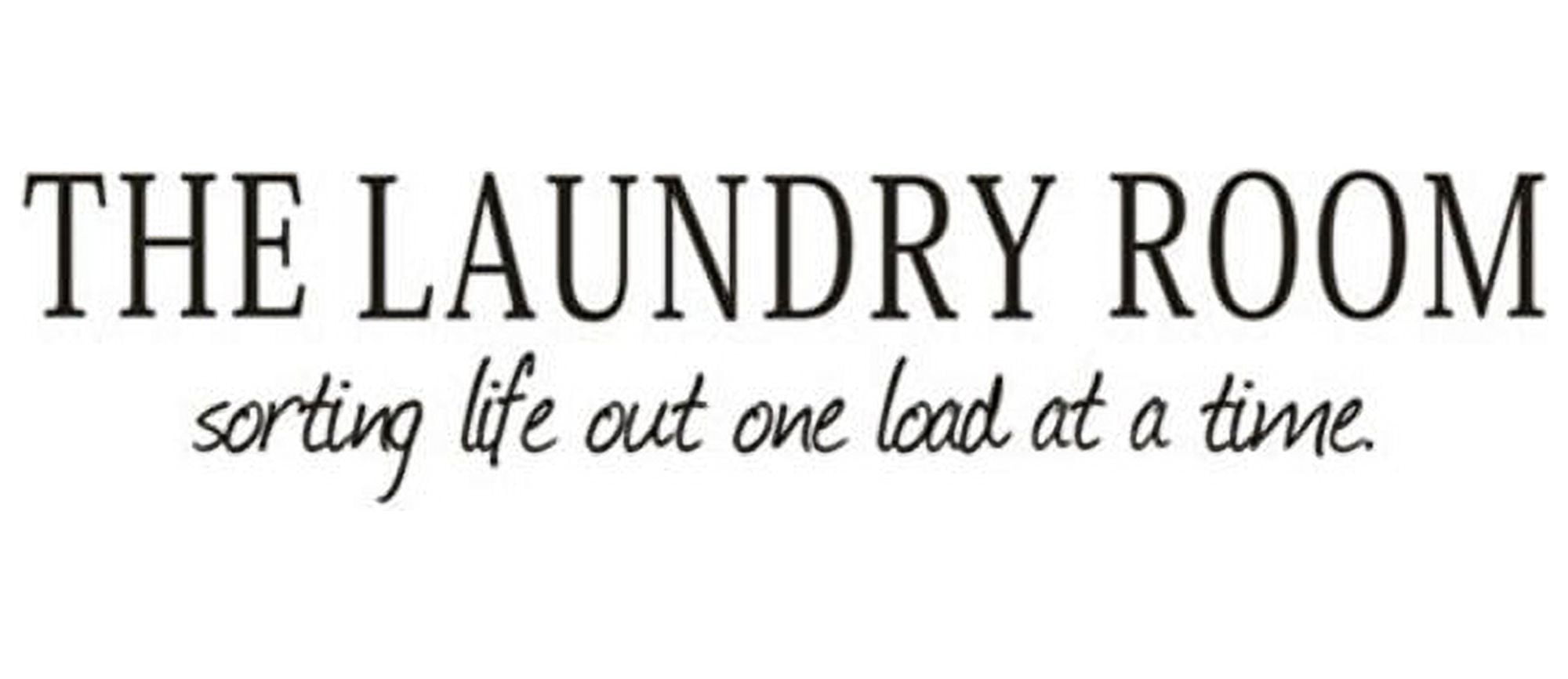 NEGJ the laundry room Quote Removable Decal Room Wall Sticker Vinyl Art