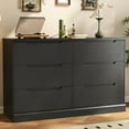 thumbnail image 1 of 6 Drawer Chest of Drawers, Modern Storage Cabinet Dresser Organizer Unit, for Living Room, Closet, Entryway, 1 of 11