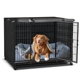 thumbnail image 1 of NEH Dog Crate Cover, Waterproof Crate Cover Outdoor Indoor, Small Dog Crate Cover, Universal Fit Wire Crate Cover, Breathable Privacy Kennel Cover - Fits Pet Crates 30"L x 19"W x 21"H, 1 of 9