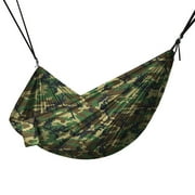 NEH Hammock, Portable 2 Person Camping Hammock, Portable Hammock for Two with Carabiners and Pre-Attached Bag, Two Person Hammock Camping Fun, Great Camping Accessories Camo/Camouflage