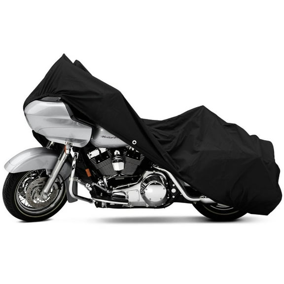 NEH Motorcycle Bike Cover Travel Dust Storage Cover Compatible with Harley Davidson FXB Dyna Sturgis 80