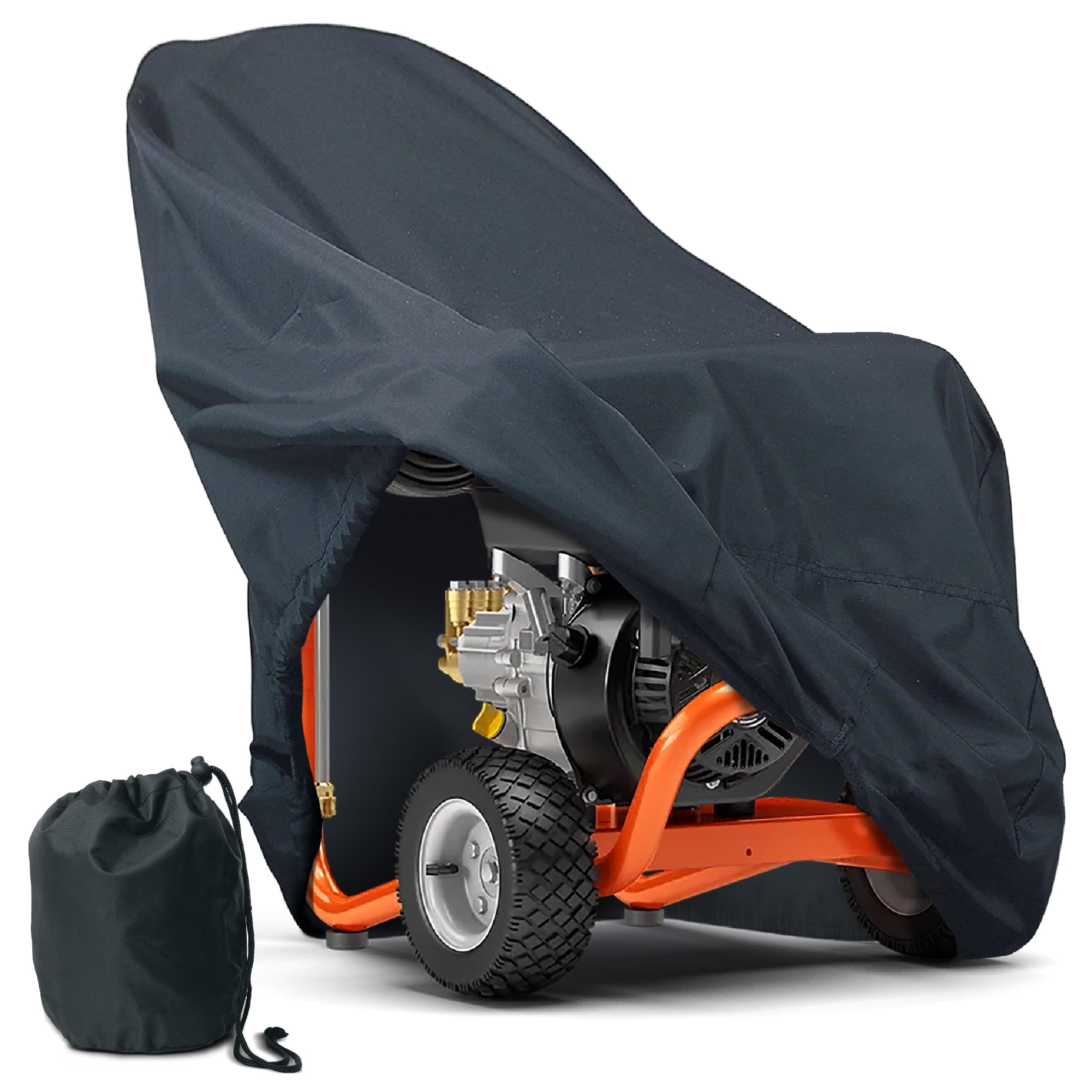 NEH Pressure Washer Cover Outdoor Power Washer Cover 600D Oxford Heavy Duty Waterproof Pressure Washer Accessories Universal Fit Equipment Covers Electric Power Washer Accessories