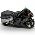 thumbnail image 1 of NEH Superior Travel Dust Motorcycle Sport Bike Cover Fits Up To Length 90" All Sport Bikes And Small To Medium Cruiser Bikes Compatible with Yamaha Honda Suzuki Kawasaki Ducati Triumph Motorcross, 1 of 3