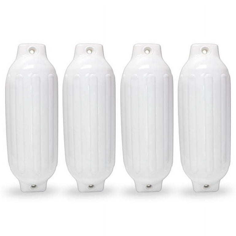 Coucheta Boat Dock Bumpers For Edge Or Side, Marine-Grade PVC Boat Fenders Guard 2 Pack Uv Resistant Durable Vertical Protection Boat Bumpers