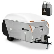 NEH Waterproof Durable Teardrop R-Pod Travel Trailer Storage Cover Fits Up To 18' Long Trailers - Direct Fitment for R-Pod Model 179 (Door in Back)
