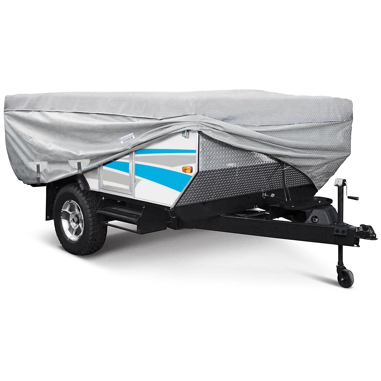 NEH Waterproof Superior Folding Camping Travel Trailer Storage Cover Fits Length 16'18' Foot