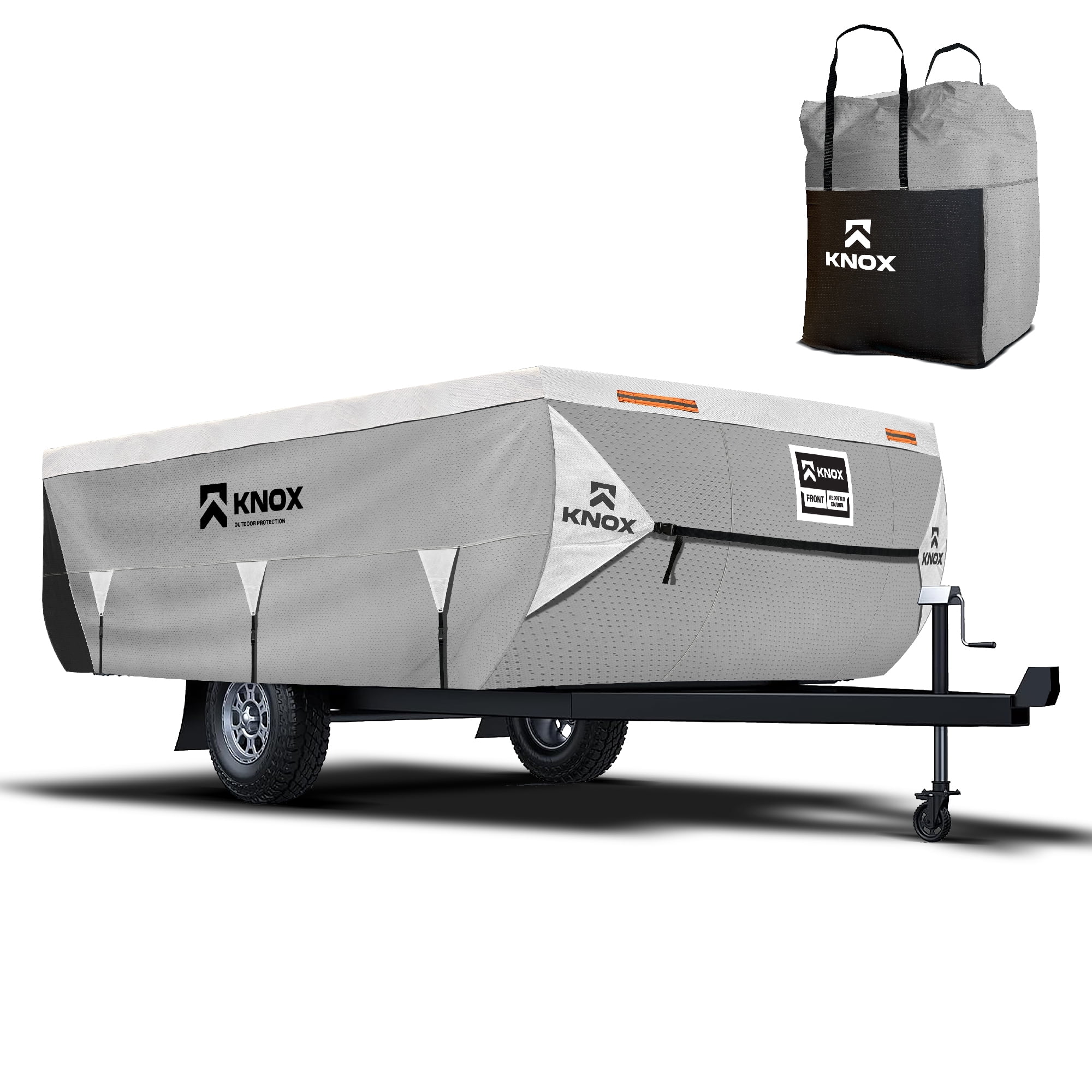 NEH Waterproof Superior Folding Camping Travel Trailer Storage Cover Fits Length 16'18' Foot