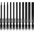 thumbnail image 1 of NEIKO 01149A Torx Head Drill Bit Set, 11-Piece Sizes TT6 to TT40 | Tamperproof Magnetic Torx Bits | 3 Quick Release Shanks | Premium S2 Steel | Compatible with Power Drills and Impact Drivers, 1 of 6
