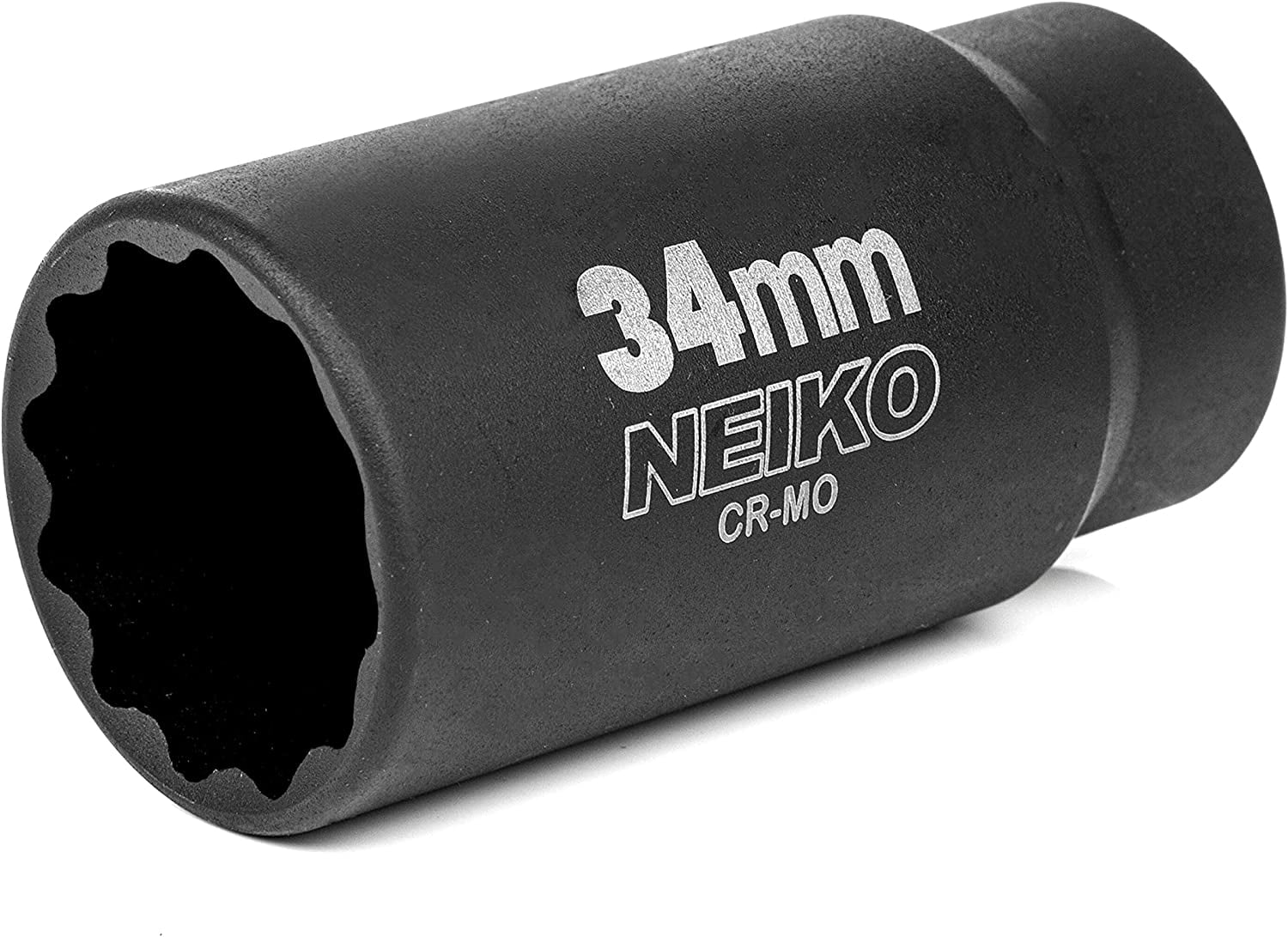 NEIKO 02525A 34mm Socket | 1/2” Drive Deep Impact Socket | Spindle ...