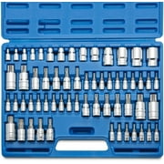 NEIKO 10083A Master Torx Bit Socket and External Torx Socket Set, S2 and CrV Steel, Supreme Torque Output Complete Kit, 60 Pieces