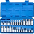 thumbnail image 1 of NEIKO 10388A Master Allen Hex Bit Socket Set, 33 Piece SAE and Metric Allen Socket Set, Allen Head Hex Key Socket Set Made with S2 Steel, Allen Hex Bit Set, Standard 5/64” – 3/4” & Metric 2mm – 19mm, 1 of 7