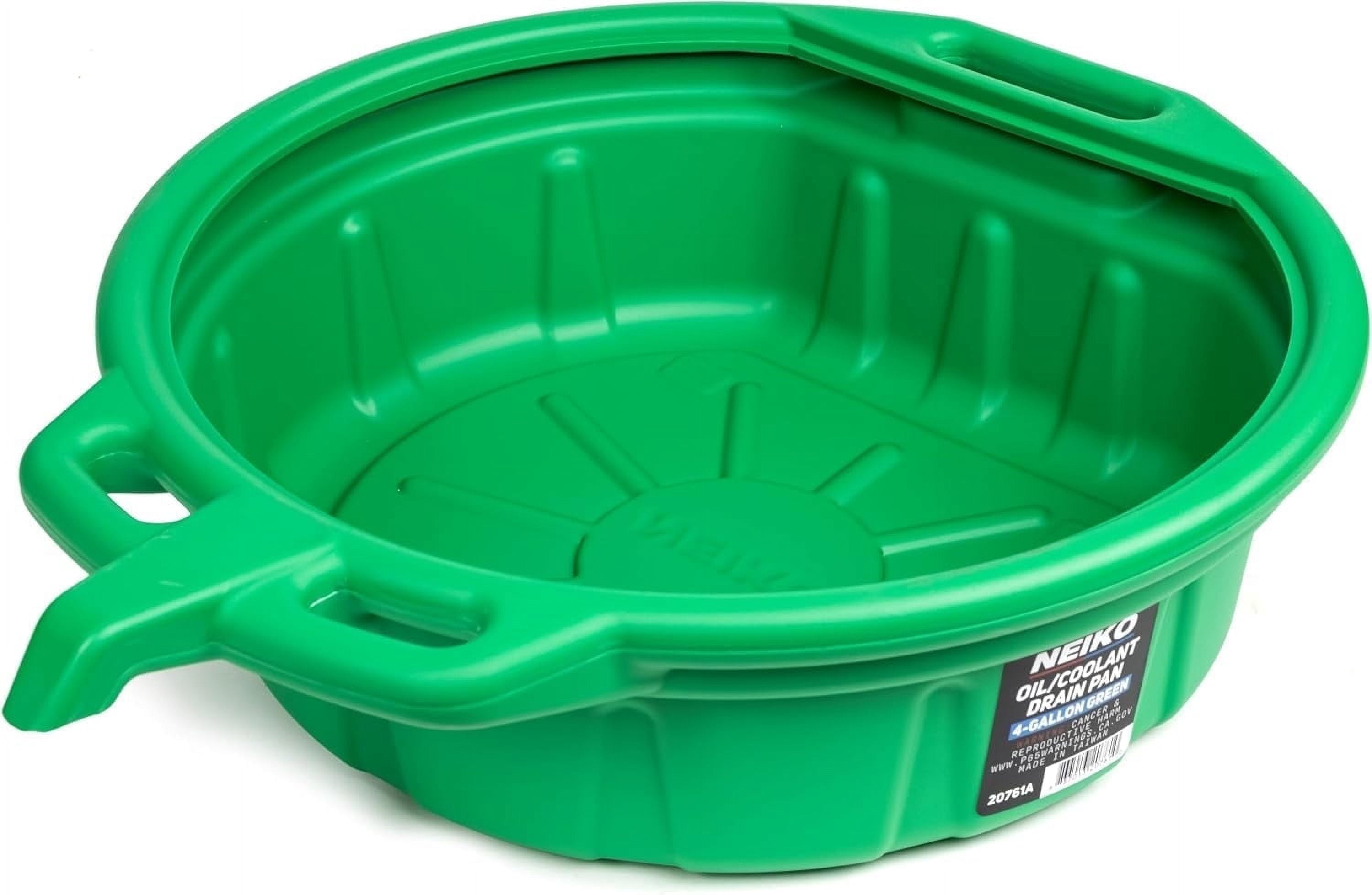 NEIKO 20761A Large Coolant/Oil Drain Pan, 4 Gallon (16L) Capacity