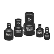 NEIKO 30249A 5 Piece Impact Socket Adapter Set, Standard SAE, 1/4, 3/8, 1/2\" Cr-V Steel Impact Driver & Wrench Conversion Kit Socket Reducer, Locking Socket Adapter Set