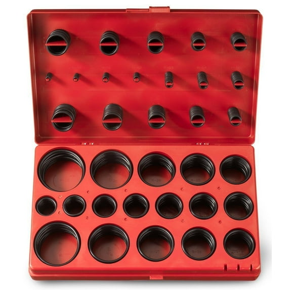 NEIKO 407 Rubber O-Ring Assortment Kit, Buna-N Gasket Sealing Rings and Replacement O-Rings, 32 SAE Sizes, 407-Piece Kit