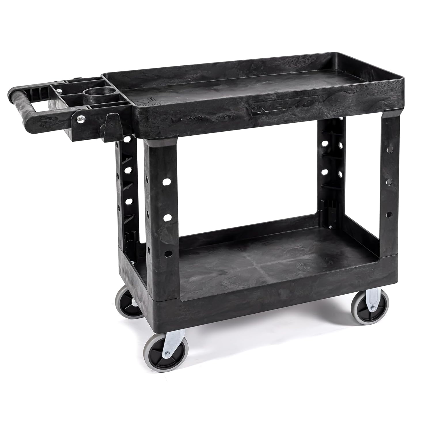 80857 500-lb Utility Service PP Cart With Two Trays And