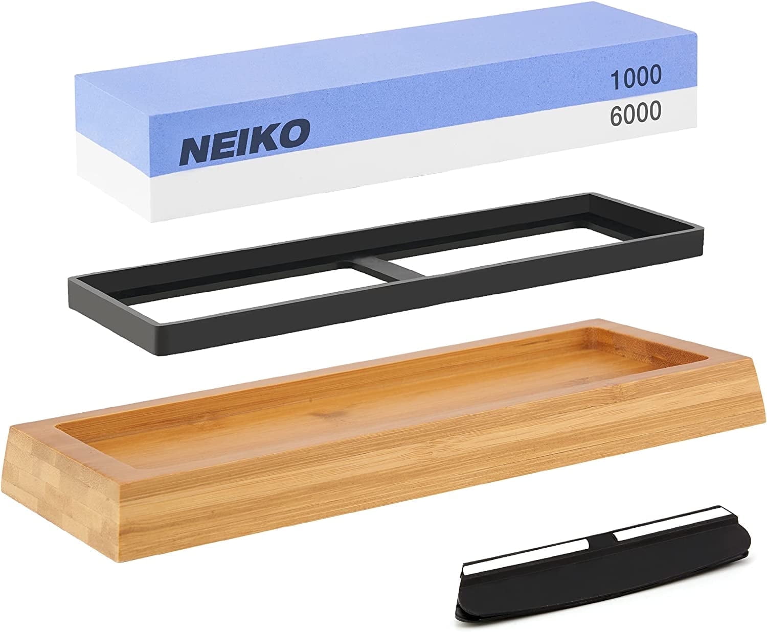 NEIKO 54002A Whetstone 1000/6000, Wet Stone Sharpening Kit, 2Sided ...