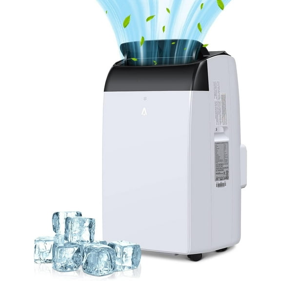 NEILA 12000BTU Portable Air Conditioners, Indoor AC Unit Built In Cooling/Dehumidifying/Fan Modes Up to 550 Sq Ft,Smart Air Conditioner With Remote Control, Installation Kit,Black