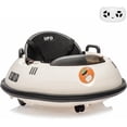 thumbnail image 1 of NEILA 12V Kids Ride on Bumper Car 360° Spin Battery Powered Electric Fun Toys with Remote Control  , LED Lights , Safety Belt , Music , 2 Driving Modes for Toddlers Boys and Girls (White), 1 of 7