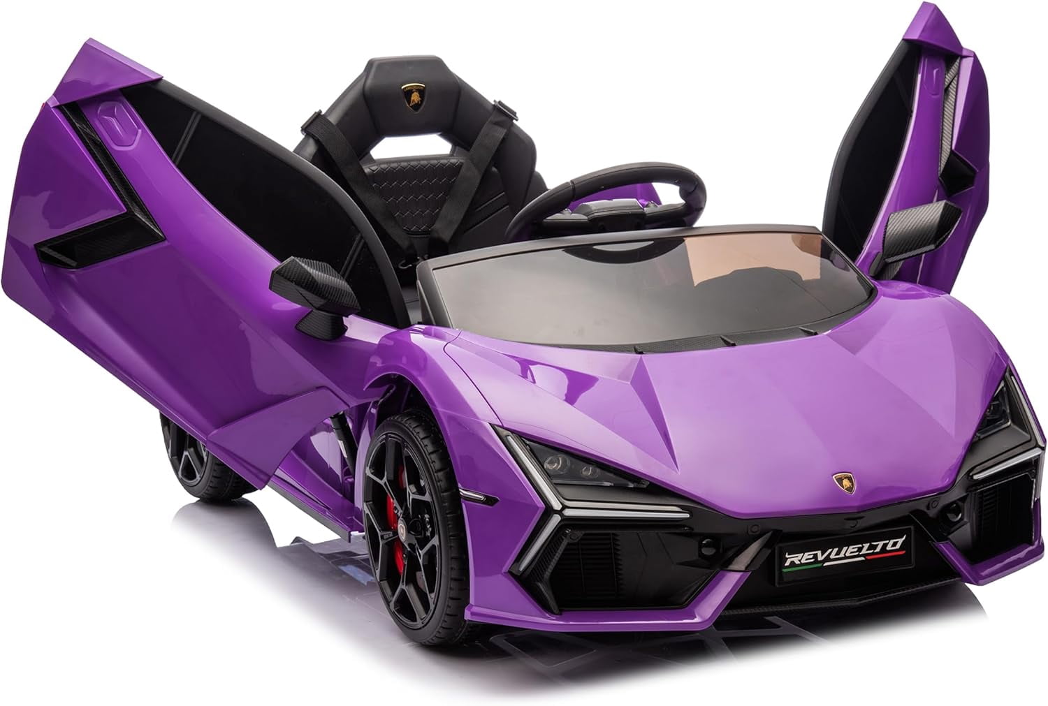 NEILA 12V Licensed Lāmbǒrghini Revuelto Ride-On Car for Kids – Electric ...