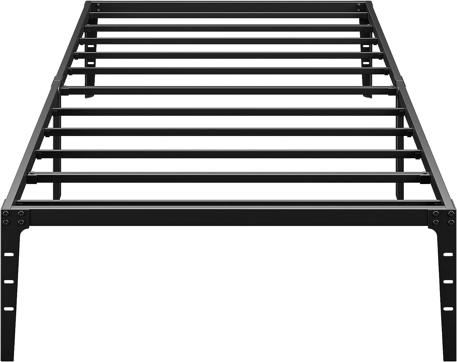NEILA 14 Inch Full Size Metal Platform Bed Frame Heavy Duty Steel Slat