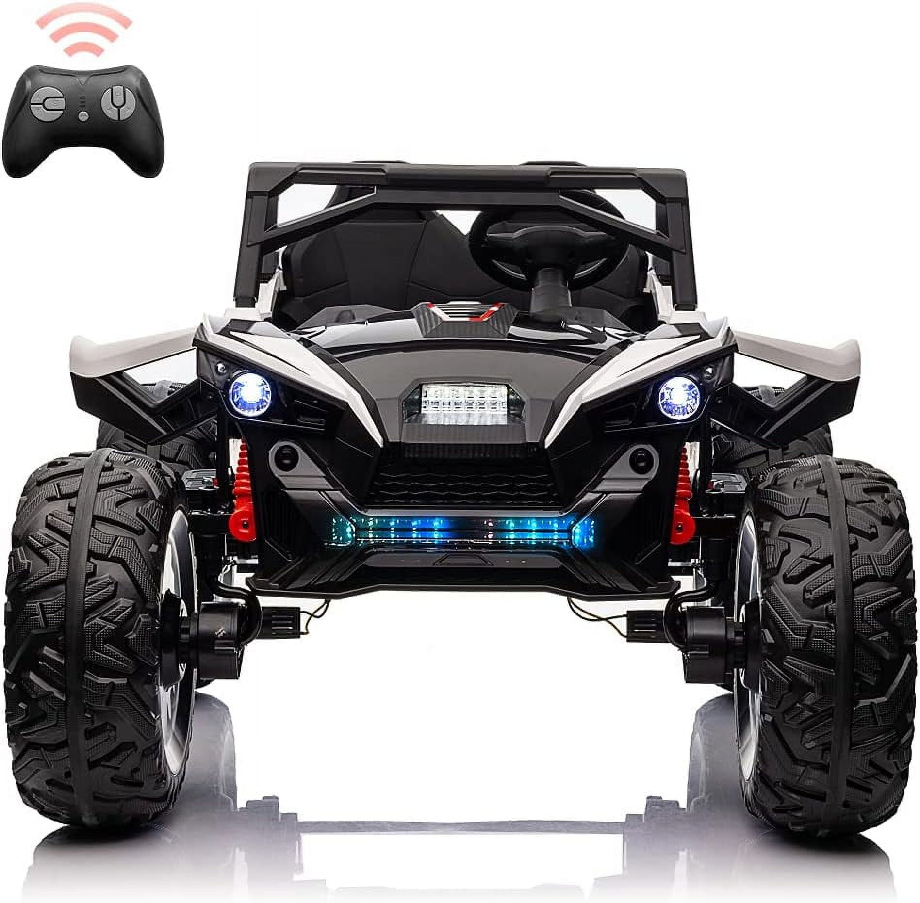 LUIBAS 24V Kids Ride-On UTV With Remote Control - 4WD Electric Toy Car With LED Lights & Bluetooth