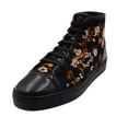 thumbnail image 1 of NEKTA /ke'nekt/ Men's Fashion Sneaker/ Lace-Up Leather Sneakers/ Casual Dress Shoes - Ryder Black/ Orange 11, 1 of 8