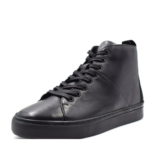 NEKTA /ke'nekt/ Men's High Top/Lace-up Fashion Sneakers Francis Black 9