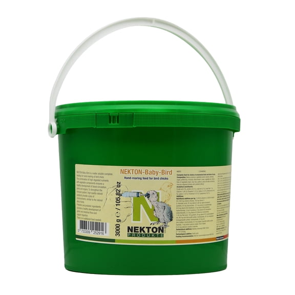 NEKTON-Baby-Bird Handfeeding Formula for Birds 6.6Lbs (3000g)