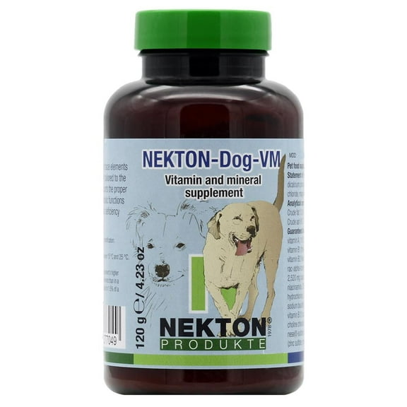 NEKTON Dog-VM Canine Vitamin, Mineral, Trace Supplement 4.23 oz (120g)