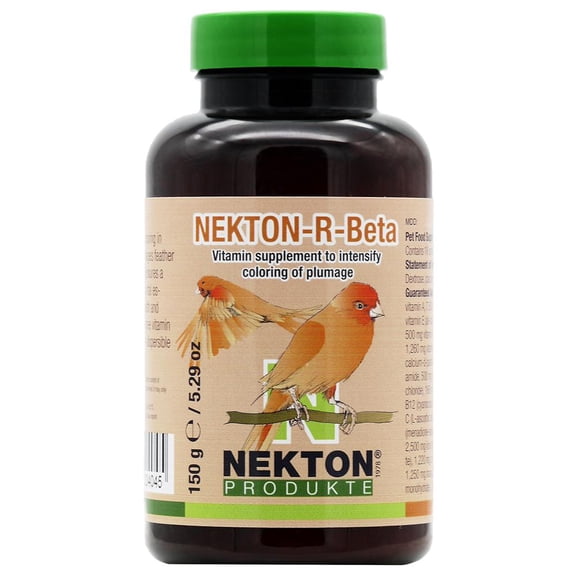 NEKTON-R-Beta Enhances Pink Color in Birds 5.29 oz (150g)